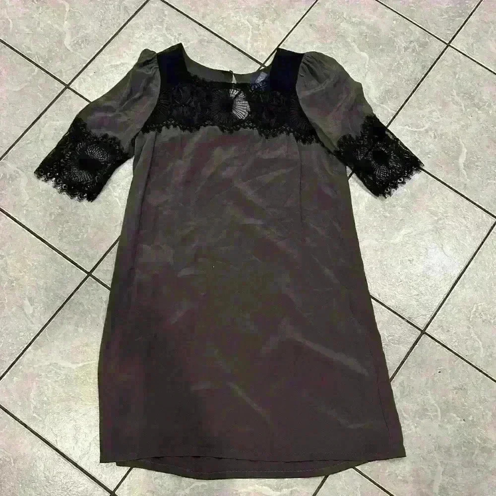 Anthropologie LIE Silk Dress Size 8